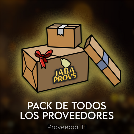 Pack de Todos los Proveedores